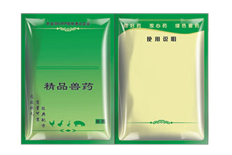 通用袋兽药绿1000g